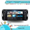 Player de Rádio DVD Bluetooth Sistema de Navegação para Carro Adequado para Jeep Wrangler Compass Sistema de Navegação com Tela Grande
