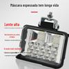 Micro Tiller iluminação frontal empilhadeira luz quadrada motocicleta triciclo elétrico holofote 12V-80v iluminação universal