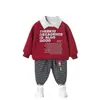 Conjunto de Sudadera para Niños Primavera 2026 Nuevo Fresco y Elegante Conjunto de Dos Piezas de Camisa Polo para Niños Primavera y Otoño Moderno