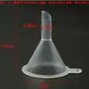 Embudo Pequeño de Plástico Mini Set de Vino Dispensador de Polvo Dispensador de Líquido Herramienta Transparente Mini Tónico Portátil