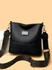 Bolsas Transversais Atacado Femininas 2026 Nova Tendência Moda Versátil Bolsa de Ombro Único Transversal Preto Bolsa Saco de Grande Capacidade