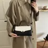 Tendencia Transfronteriza Estilo Coreano Bolso Pequeño Cuadrado para Mujer Bolso 2026 Otoño Nuevo Patchwork Bloque de Color Bolso de Hombro Único Bolso Cruzado para Viaje