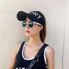 Gorra de verano vacía con letras coreanas grandes, gorra de protección solar, gorra de moda de estilo urbano, sombrero para viajes al aire libre, sombrilla