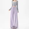 Pantalones deportivos casuales de pierna recta con estampado de letras estilo americano, nuevos pantalones para mujer con cordón, pantalones de pierna ancha, corte holgado, versátiles y que estilizan, pantalones largos