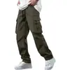 Comercio exterior eBay europeo y americano de moda casual deportiva multi-bolsillo ropa de trabajo pantalón largo de pierna recta ropa para hombre dropshipping venta al por mayor