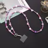 Cordón Colgante para Teléfono Móvil de Color Caramelo Acrílico con Cuentas Transfronterizo Cadena de Teléfono Móvil Celebridad de Internet Cadena Cruzada Accesorios para Funda de Teléfono Móvil para Mujeres