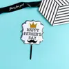 Nova Decoração de Bolo para o Dia dos Pais Pai Pai Fornecimento Direto de Fábrica Cartão Duplo de Acrílico Letra Decoração de Confeitaria
