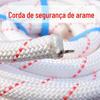 Corda de segurança para grandes altitudes, corda de nylon, corda de escape, corda de montanhismo, corda de amarração para caminhões ao ar livre, varal