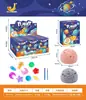 Disco de Pintura de Yeso para Niños Simulación DIY con Diseño de Triceratops, Juguete Creativo de Graffiti para Niños y Niñas