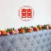 Enredadera de rosas flores artificiales para decoración, cubriendo tuberías de aire acondicionado interiores, embelleciendo tuberías de calefacción, hojas verdes de plástico, flores pequeñas falsas