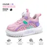 Zapatos de Niña Wow Primavera y Otoño Nuevos de Piel Impermeables Zapatos Deportivos para Niños Zapatos de Correr con Suela Suave para Niñas Zapatos de Piel de Otoño