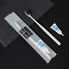 Escova de Dentes Descartável, Pasta de Dentes Específica para Hotel, Kit de Higiene Pessoal com Filme Macio, Fabricante de Logotipo Personalizado, Atacado Hospitalidade B&B