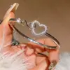 Pulsera Geométrica de Circonita Transfronteriza Europea y Americana, Lujo Ligero, Pulsera de Moda de Gama Alta, Diseño Único de Nicho, Accesorio de Mano Versátil