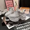 Zapatillas Dad para Mujer, Verano y Otoño 2026, Súper Populares, Llenas de Pedrería, Patrón Estrellado, Zapatillas de Plataforma con Suela Gruesa, Zapatos Casuales para Personas Bajitas