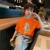 Camiseta de Manga Corta para Niños Algodón Puro 2026 Nuevo Estilo Niños Medianos y Grandes Verano Manga Media Ropa para Niños Tops Camisetas Versátiles