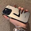 Letras de la suerte transfronterizas para iPhone Apple 15 promax14 13 12 11 16 funda para teléfono móvil color plata xs