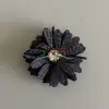 Acessórios de Roupa Flor Mini Feitos à Mão Estilo Coreano Pérola Cânhamo com Flor de Diamante Broche Flor de Cabeça Acessórios de Cabelo