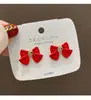 Brincos de Laço Dongdaemun Coreanos, Modernos e Simples, Brincos Fofos e Doces, Acessórios de Orelha Gentis e Únicos, Novo Estilo