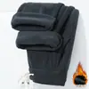 Calça de Fleece Espessa com Forro de Fleece, Lado Duplo, Masculina, Outono e Inverno, Casual, Solta, Reta, Esportiva, Calça de Moletom