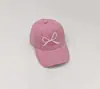 Gorra de béisbol con lazo estilo Corea del Sur para mujer, nueva para primavera y verano, dulce, linda, protección solar, sombrero para el sol, gorra con visera