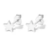 Exclusivo transfronteiriço para brincos simples e requintados tendência sensação de alto padrão acupuntura auricular estrelas lua brincos versáteis personalizados criativos