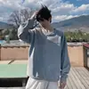 Nova Camisa Base Masculina Super Estilosa Outono 2026, Moda Adolescente Casual Manga Longa Camiseta Top, Tendência