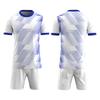 Traje de Uniforme de Fútbol de Sublimación de Alta Calidad Transfronterizo Personalizado de Cuerpo Completo para Niños y Niñas, Uniforme de Entrenamiento para Adultos, Uniforme de Fútbol de Manga Corta de Secado Rápido