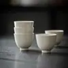 Taza de té elegante con esmalte ceniza estilo Dinastías Tang y Song, Juego de té Kung Fu para uso doméstico, Taza individual para beber té, Taza pequeña de cerámica para degustación de té