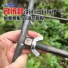 Estante para Ollas Triángulo Estufa de Leña Anillo para Olla de Cocina Desmontable Trípode Soporte Redondo Antiguo para Exteriores Estante de Cocina