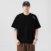 Ropa para Hombre Fengshe / Camiseta de Manga Corta Nueva de Verano 2026 para Hombre, Camiseta Versátil, Camiseta Casual de Peso Pesado, Diseño Estructurado