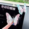Novos Enfeites de Console Central para Carro, Decoração de Saída de Ar com Borboleta em Movimento, Decoração Criativa para Cura