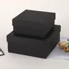 Caixa de Presente de Papel Kraft com Tampa e Fundo Colorida Caixa de Embalagem Simples de Cor Pura Caixa de Papelão para Embalagem de Presente Atacado