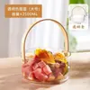 Cubo de Hielo para Cerveza de Frutas Cubo de Frutas para Picnic Fiesta al Aire Libre Transparente Portátil de Moda Cubo para Té de Frutas Vino Cubo Divertido