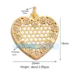 M07 M41B Acessórios de joias DIY amor estrela concha pérola cor zircônia pingente