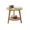Mesa de Centro Mesa Pequeña Mesa Mini Simple Sala de Estar Hogar Mesa Auxiliar Moderna Lado del Sofá Mesa Redonda