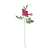 Flor artificial de rosa vintage estilo europeo, decoración del hogar de lujo ligero, flor decorativa, ramo de boda