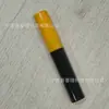 Tubo de gloss para lábios de 1ml, tubo vazio para tintura de sobrancelha, tubo redondo reto, tamanho curto, frasco aplicador, material de embalagem cosmética, fábrica de Ningbo
