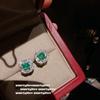 Joyas Naturales Moyu Super Brillante Bombilla Pequeña Cara de Huevo Pulsera de Piedras Preciosas Nuevo Estilo Chino Traje de Collar de Esmeralda