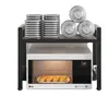 Estante de Cocina Mejorado Engrosado para Microondas, Olla Arrocera, Horno, Estante de Almacenamiento en Encimera, Doble Capa Retráctil, Estante de Almacenamiento para el Hogar