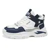 Zapatos de Hombre Otoño 2026 Nuevas Zapatillas Transpirables de Caña Alta para Adolescentes de Moda Versátiles de Suela Gruesa Casual Tipo Papá para Hombres