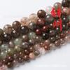 Cuentas sueltas de cristal para cabello de color mixto rojo verde de comercio Ming, cuentas redondas de cristal para pulsera, collar, accesorios de joyería con cuentas al por mayor
