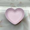 Plato para Escupir Huesos Casero con Forma de Corazón Plato de Huesos de Mesa Plato Creativo para Snacks Caseros Plato para Frutas Plato para Semillas de Melón Plato para Cáscaras de Fruta Basura