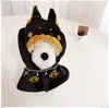 [Solo Ropa] Ropa para Cachorros West Highland Accesorios Lindos Suéter Sombrero Set de Abrigo