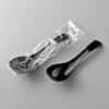 Cuchara Desechable Plástico Empaquetada Individualmente Cuchara de Postre Empaquetada Para Llevar Cuchara Dulce Cuchara para Polvo de Hielo Cuchara de Cristal
