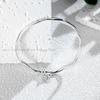 Anillo de Mobius plata pura 9999 plata de ley moda retorcido Loto semilla de loto pulsera de plata sólida nicho regalo