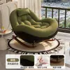 Mecedora Silla de Salón para Adultos Balcón de Casa Ocio Individual Sala de Estar 2025 Nueva Mecedora de Lujo Accesible Sillón Sofá Perezoso