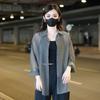 Fairy Sun-protection Clothing Mulheres Manga comprida Primavera e verão Nova chegada Preto e branco solto All-match Chiffon Sun-protection Shirt Fino Cardigan Jacket