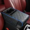 Almohadilla protectora para caja de reposabrazos de coche transfronteriza, caja de pañuelos para coche, reposabrazos de cuero central para codo, cojín elevador universal, portavasos