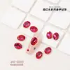 Pedras de Strass Vermelho Rosa para Nail Art de Ano Novo com Strass Completo, Pedras de Strass Irregulares com Base Pontiaguda, Item Quente de Celebridade da Internet, Coração de Doce de Gelo Super Brilhante K9 Decorações para Nail Art