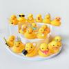 Não. 8 Acessórios de Plástico de Pato Material DIY Chapéu Balanço Cadeira de Balanço Boia Skate Decoração de Brinquedo